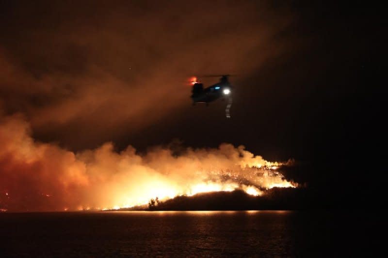 California firefighters have reached 29% containment of the Thompson fire in Butte County, pictured here. The smaller French fire in Mariposa County was 5% contained Friday morning. Photo courtesy of CalFire