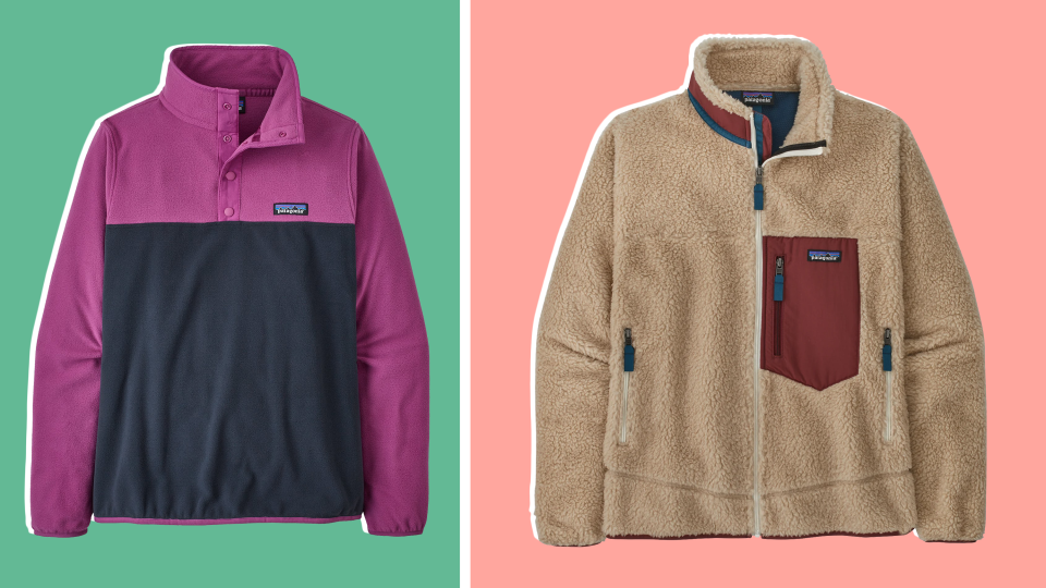 Shop our favorite Patagonia clothing styles like fleece jackets, joggers and vests.