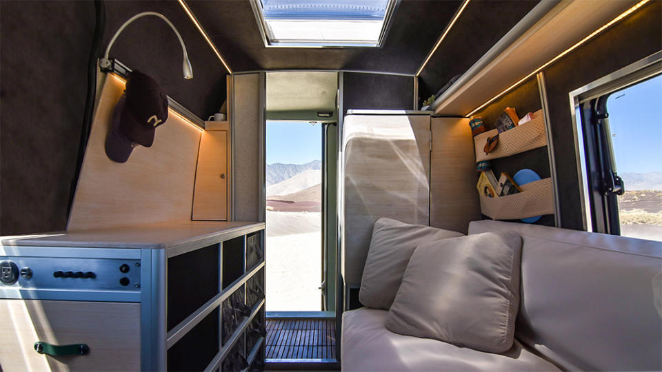 Inside the Maxwell Vanacea electric camper van