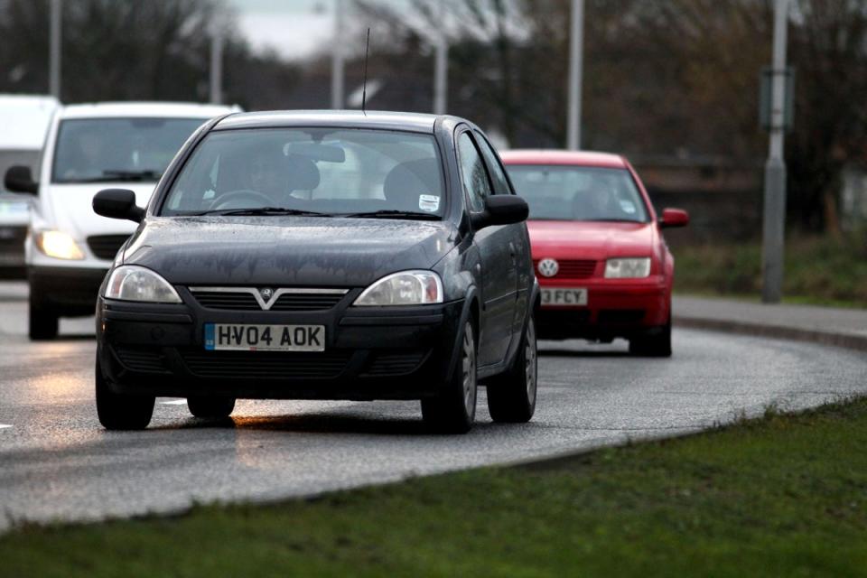 Shares in car insurers were sent tumbling into the red on Thursday after motor insurer Sabre warned over a hit from soaring costs as rampant inflation begins to take its toll on the sector (PA) (PA Archive)