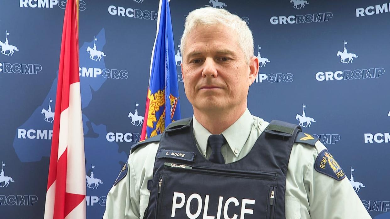 RCMP Cpl. Gavin Moore says the remains are similar to ones found decades ago that were connected to a shipwreck in the 1800s. (Tony Davis/CBC - image credit)