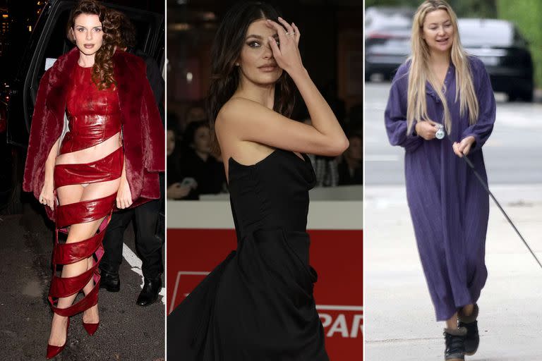 Julia Fox, Camila Morrone y Kate Hudson, tres looks que llamaron la atención