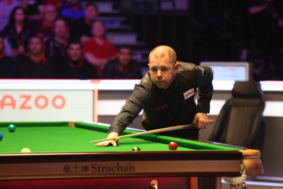 Barry Hawkins booked his place in the final with a 6-5 win against Judd Trump (James Manning/PA) (PA Wire)