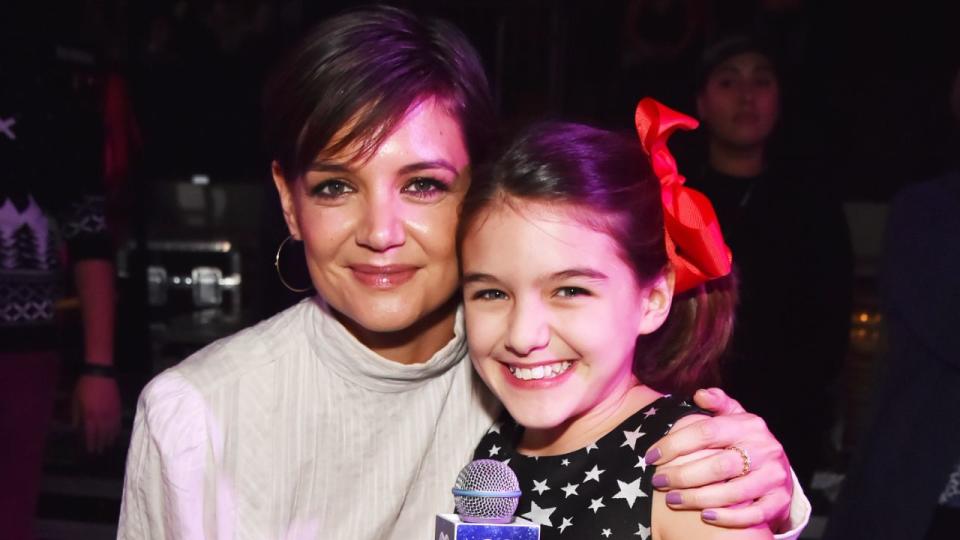 Katie Holmes and Suri Cruise. Photo by Kevin Mazur/Getty Images.