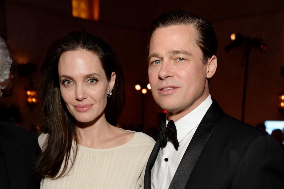 Angelina Jolie and Brad Pitt (<em>Mr. & Mrs. Smith</em>)
