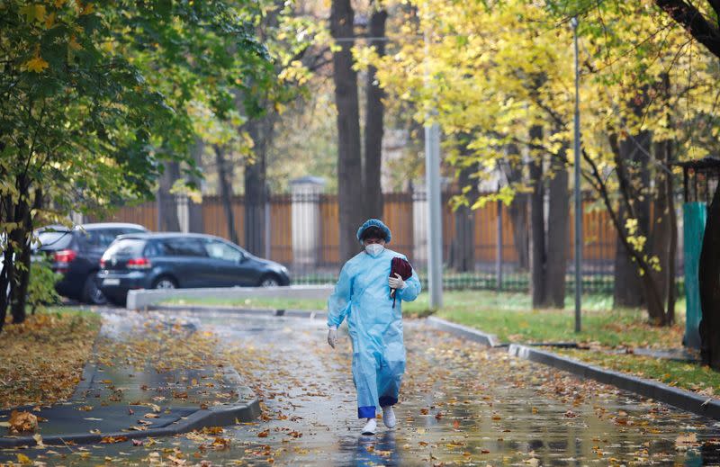 Hospital for COVID-19 patients in Moscow