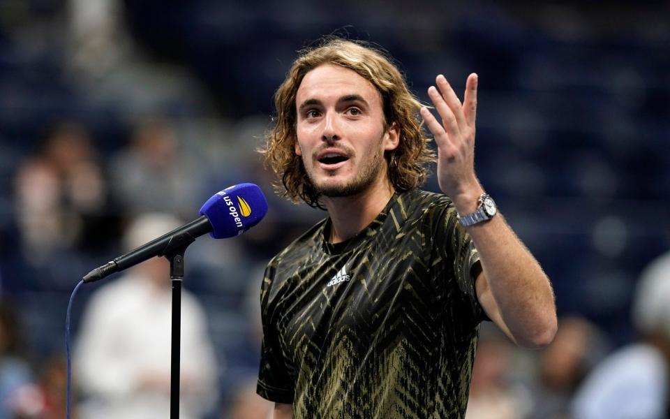 Stefanos Tsitsipas said his conscience was clear over his toilet break - AP