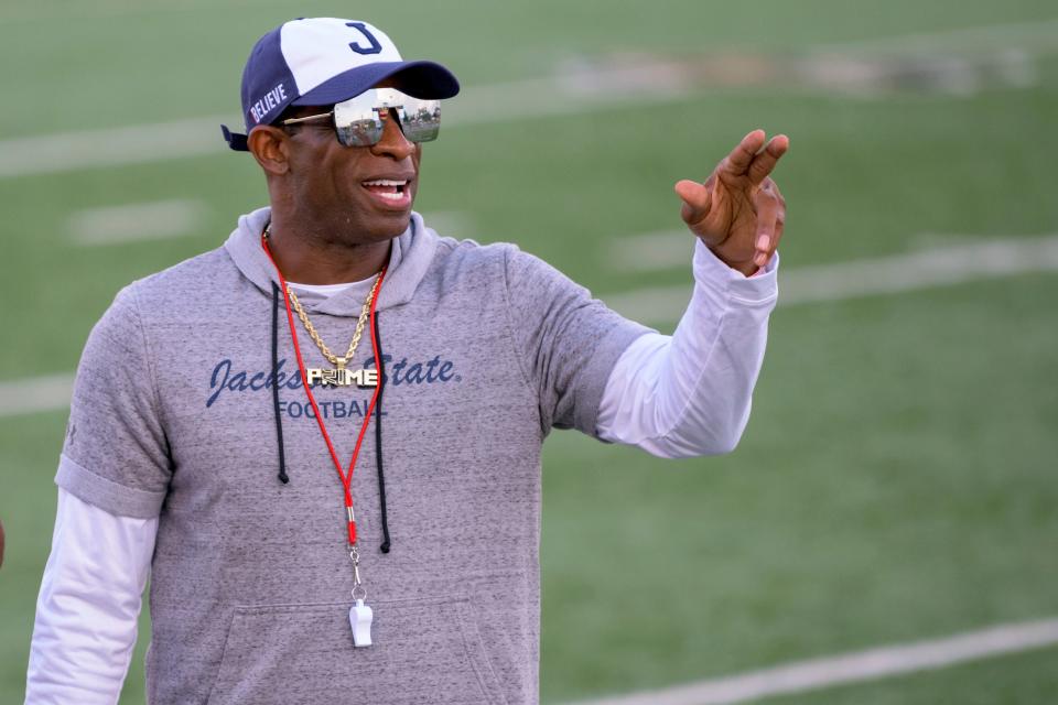 Jackson State's third-year head coach, Deion Sanders, criticized the decision to move the game to Jacksonville last summer.