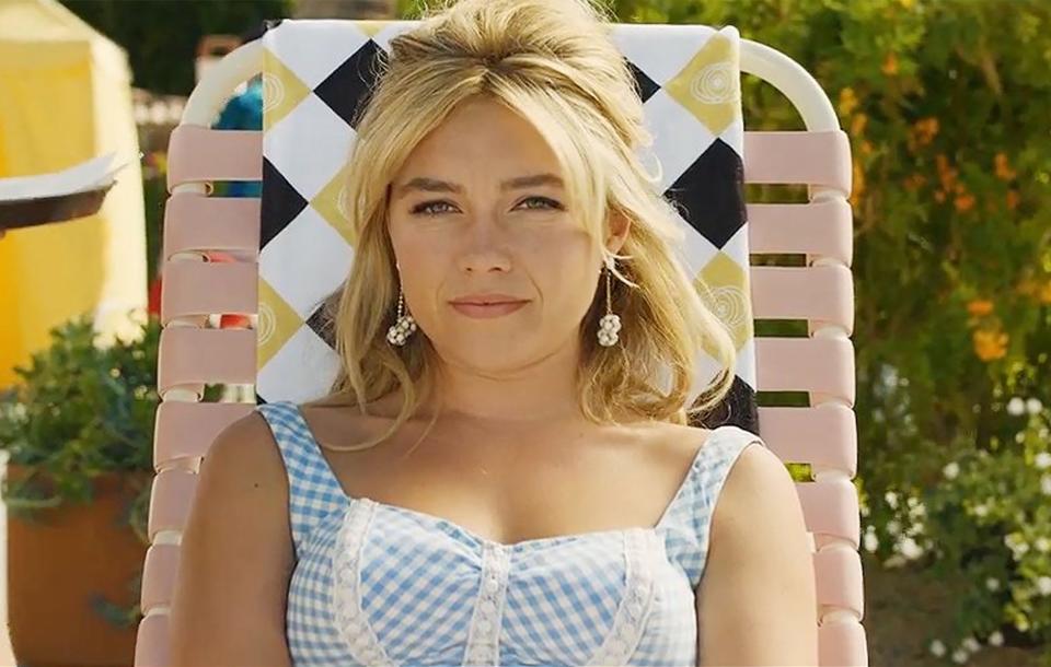 Florence Pugh in a dress