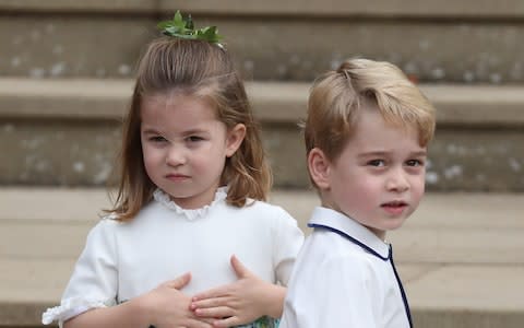 Prince George and Princess Charlotte