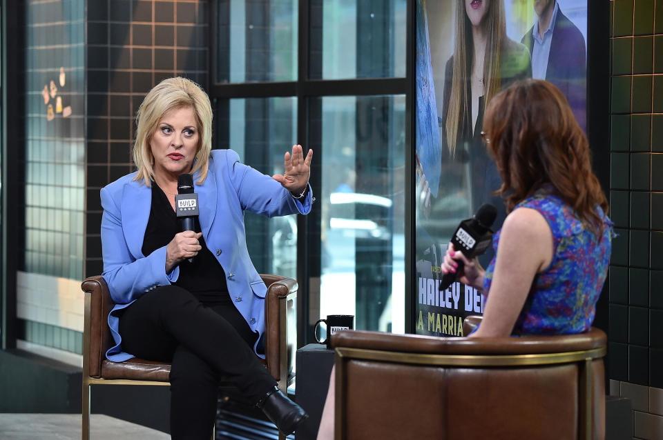 Nancy Grace speaking at Build Studio on June 7, 2018, in New York City. (Photo: Getty Images/Build)