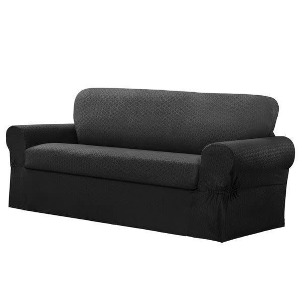 3) Darby Home Co. Box Cushion Sofa Slipcover