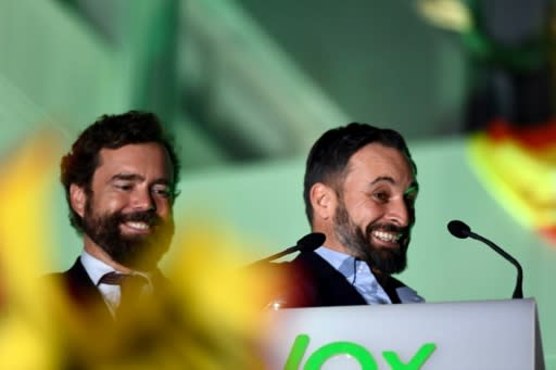 Vox's victory, which transformed the faction into the third largest party in parliament, delighted far-right leader Santiago Abascal