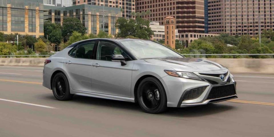 The 2022 Toyota Camry Hybrid.