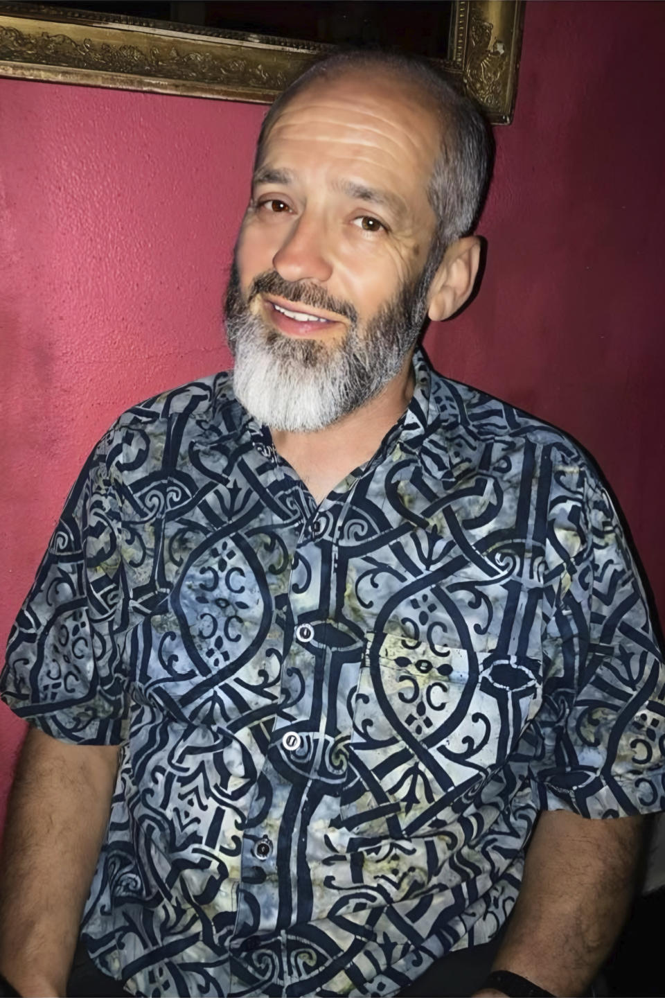 James “Jimmy” Bernard Hendricks is seen on March 2022, in Austin, Texas. Hendricks was found dead in Arches National Park near Moab, Utah, on Aug. 1, 2023. Family members say Hendricks appears to have died from heat stroke while on a trip to spread his father’s ashes. (Ruth Hendricks Brough via AP)