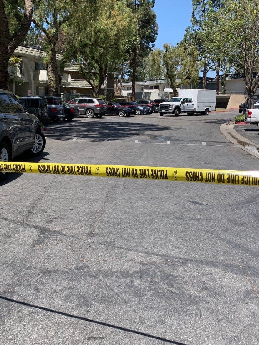 A man died of apparent stab wounds early Sunday in Newbury Park, sheriff's officials said.