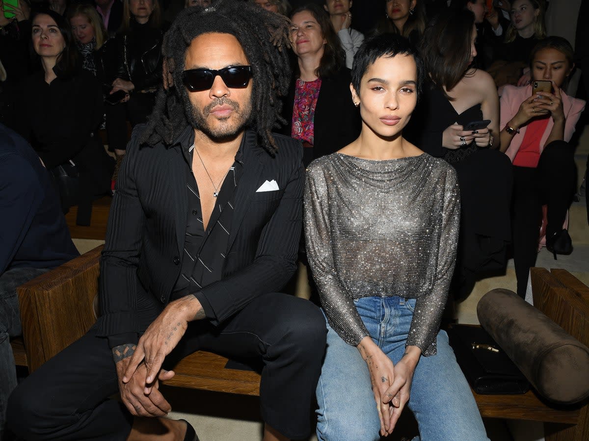 Lenny Kravitz with his daughter, Zoe (Getty Images)