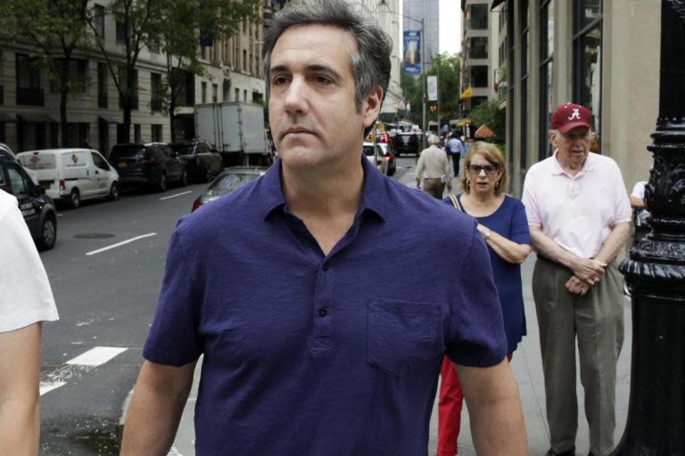 Michael Cohen plea deal - live: Former Trump lawyer worked to silence Stormy Daniels, Karen McDougal 'at direction of the candidate'