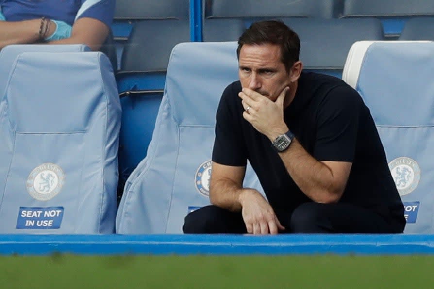 Frank Lampard will hope his Chelsea side bounce back in the cup (POOL/AFP via Getty Images)