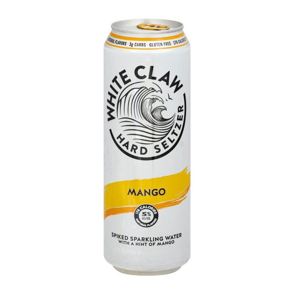 19) White Claw Mango Hard Seltzer