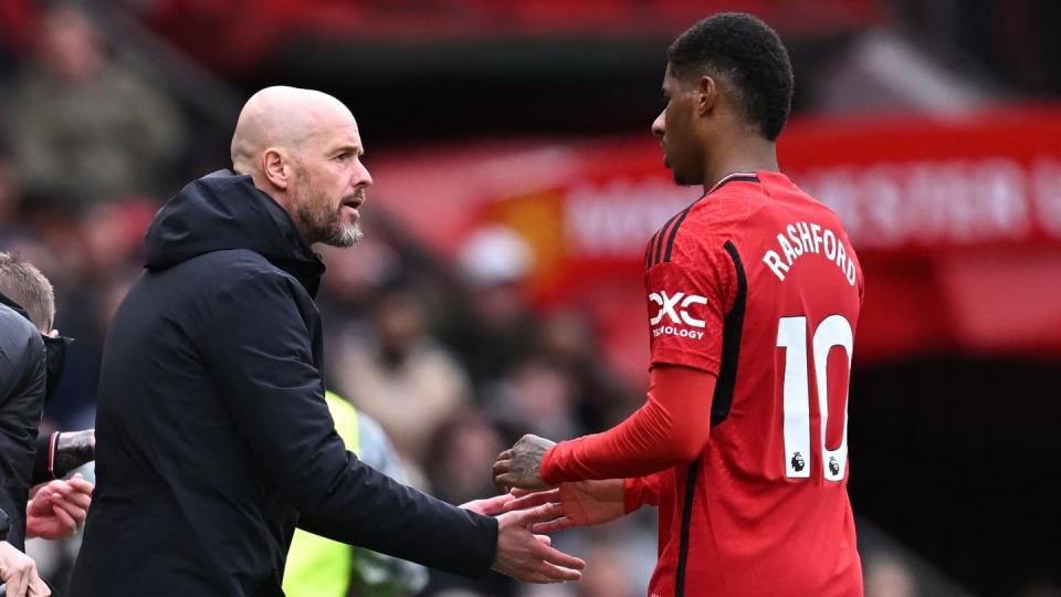 Erik ten Hag gives verdict on Marcus Rashford's England snub