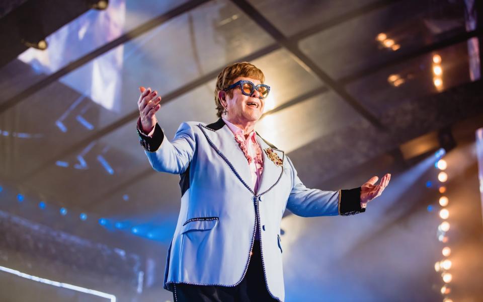 A fond farewell: Elton John will play his final-ever gig on Sunday - Ben Gibson