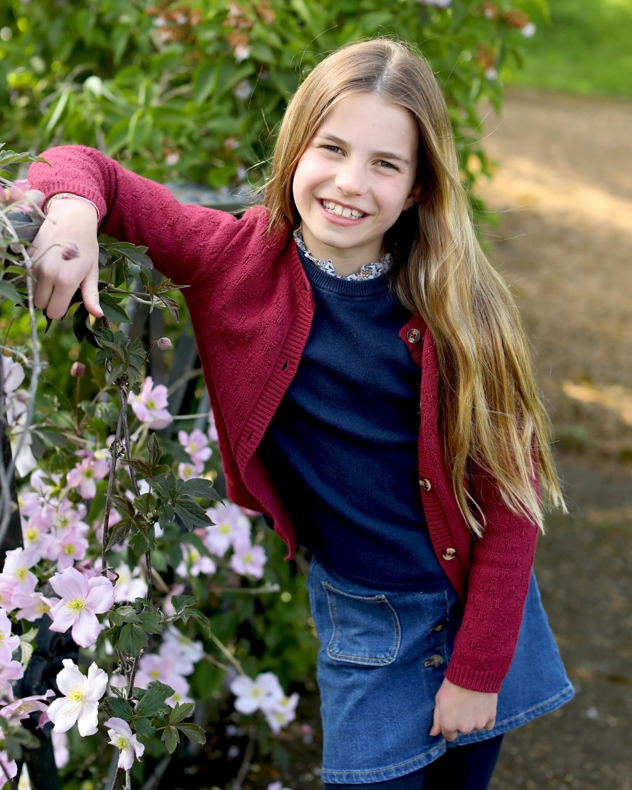 Princess Charlotte in her ninth birthday portrait