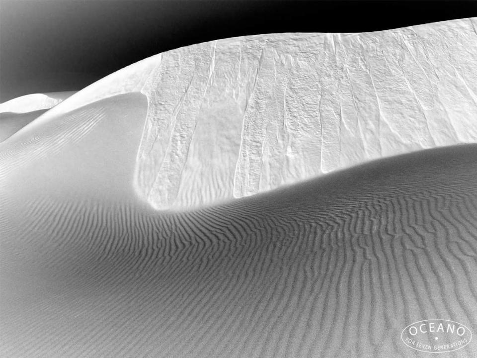 A 2020 image of the Oceano Dunes, from the forthcoming book, “Oceano (for seven generations)” by Lana Z Caplan.