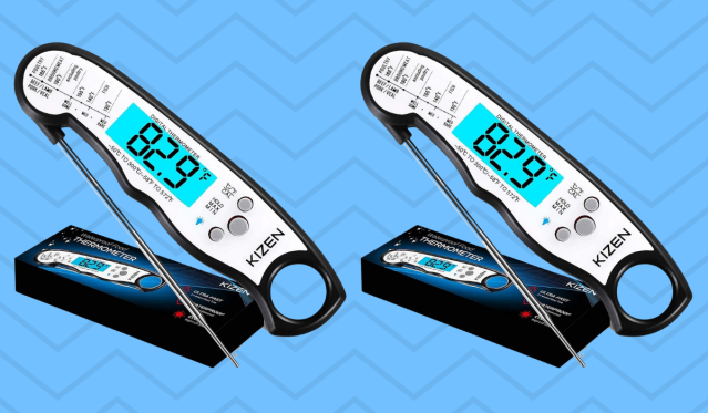 Kizen's digital instant read thermometer is perfect for holiday