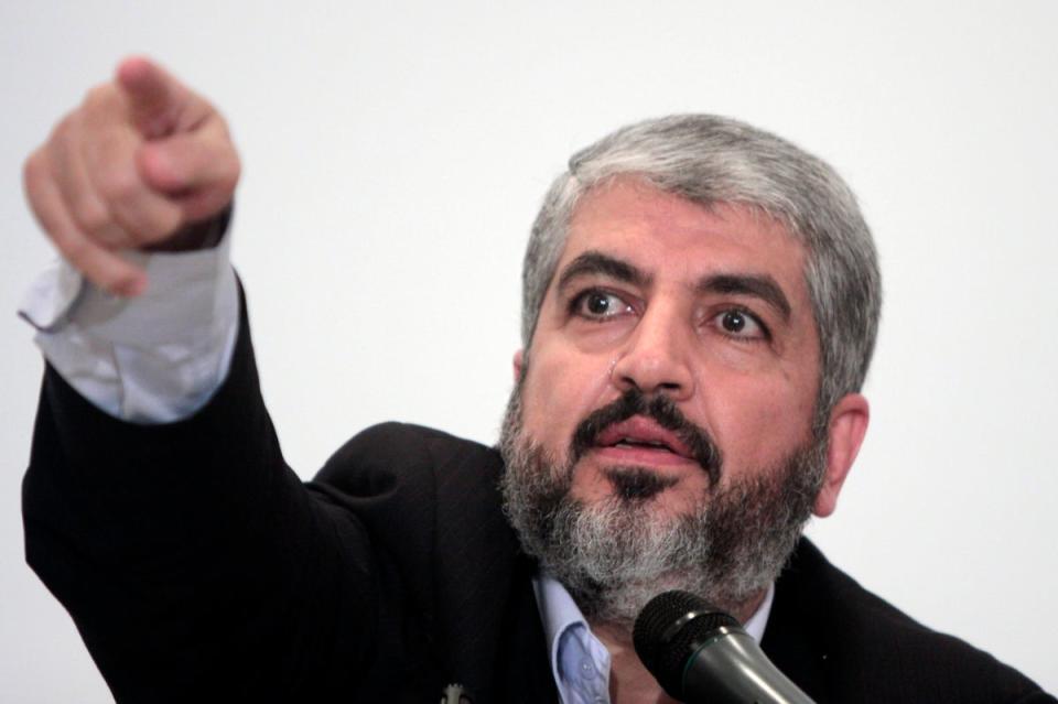 One of Hamas’s founders Khaled Meshaal (AP)