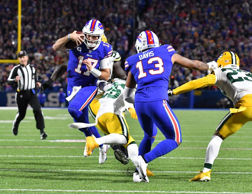 Josh Allen and the Buffalo Bills are favored against the New York Jets in NFL Week 9.