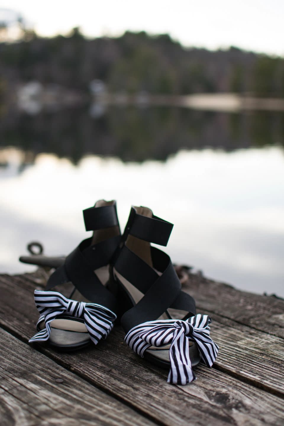 DIY Bow Shoes