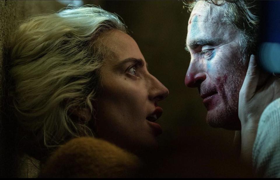 Lady Gaga and Joaquin Phoenix in Joker: Folie à Deux