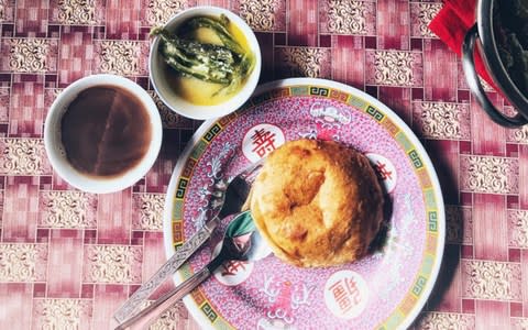 Ema datshi (chillies and cheese), Bhutan’s national dish