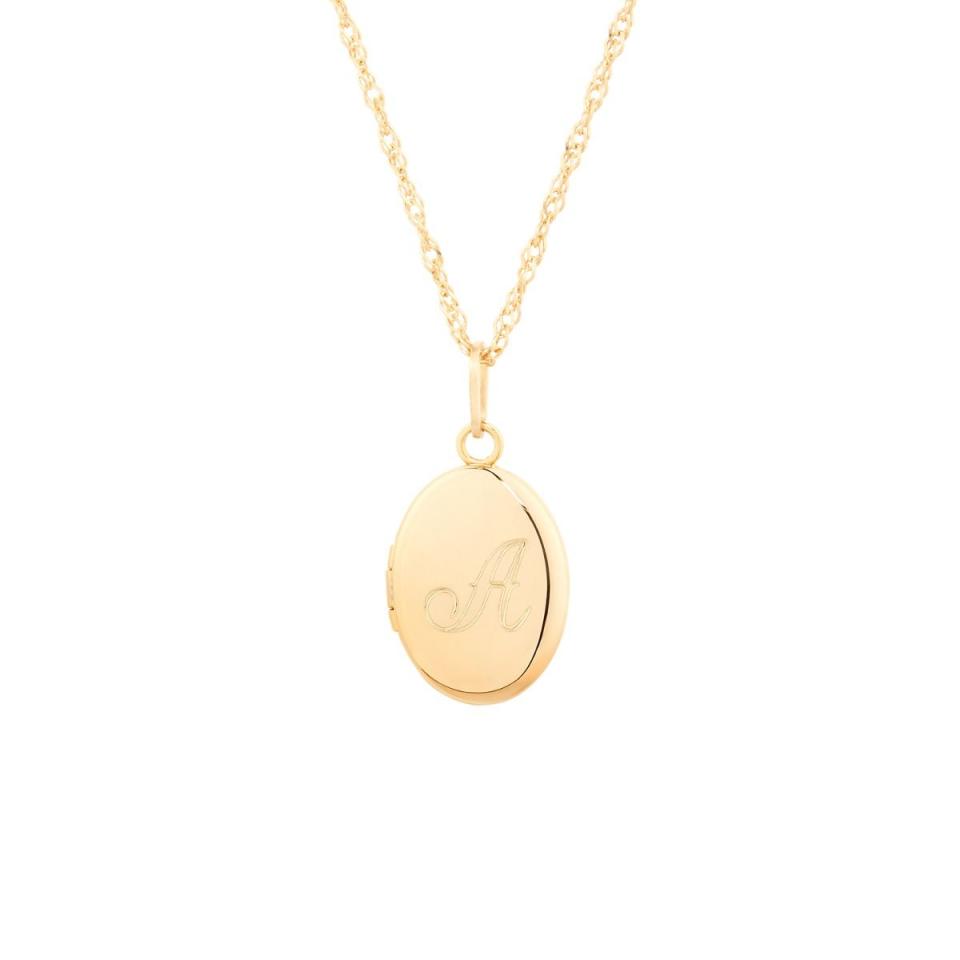 18) Catbird Dollhouse Locket, Yellow Gold