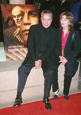 Udo Kier with a gal named Olga at the Hollywood premiere of Lions Gate's Shadow of the Vampire