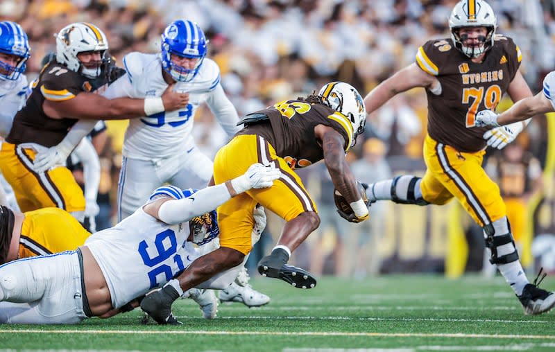 BYU football takes on Wyoming on Sept. 14, 2024, in Laramie. | BYU Photo