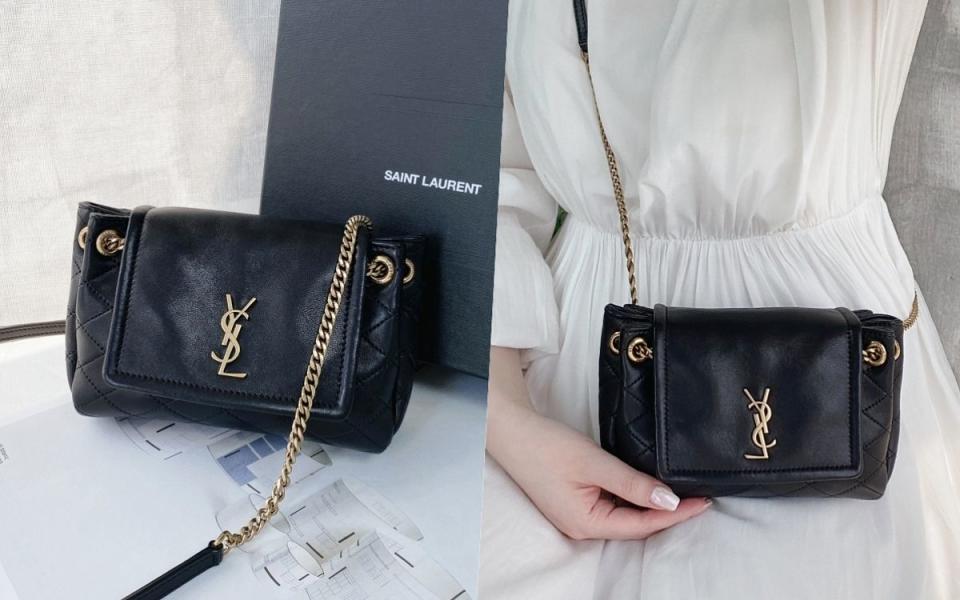 Saint Laurent這款Nolita手袋近期成為代購大爆單的隱藏精品包款 圖片來源：LOOKin編輯拍攝