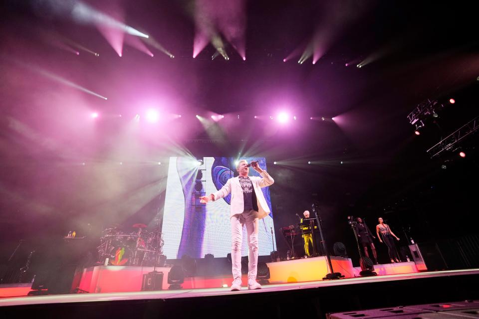 Simon Le Bon and Duran Duran perform at Footprint Center in Phoenix on Sept. 7, 2022.