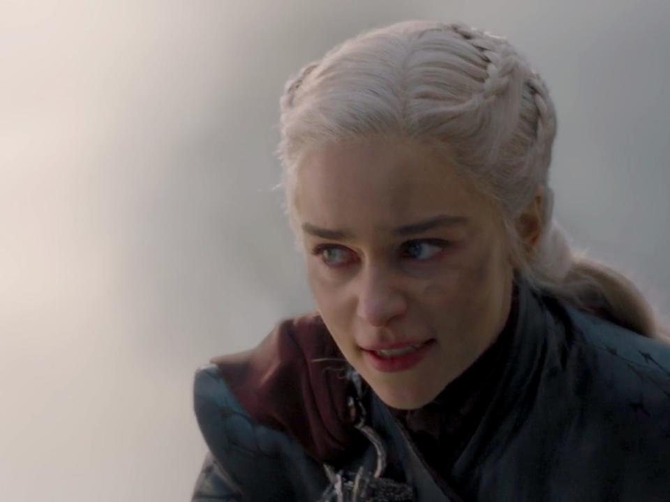Daenerys Targaryen angry Game of Thrones season 8 episode 5 The Bells HBO 