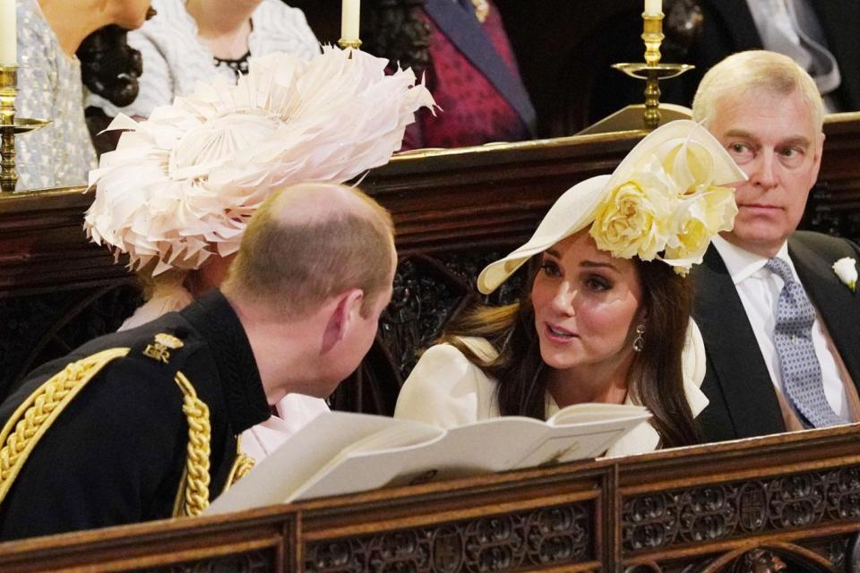 The Duke and Duchess of Cambridge at the wedding (Getty Images)