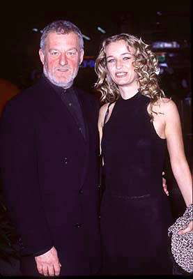 Bernard Hill and Camilla Overbye Roos at the premiere of Paramount's Titanic