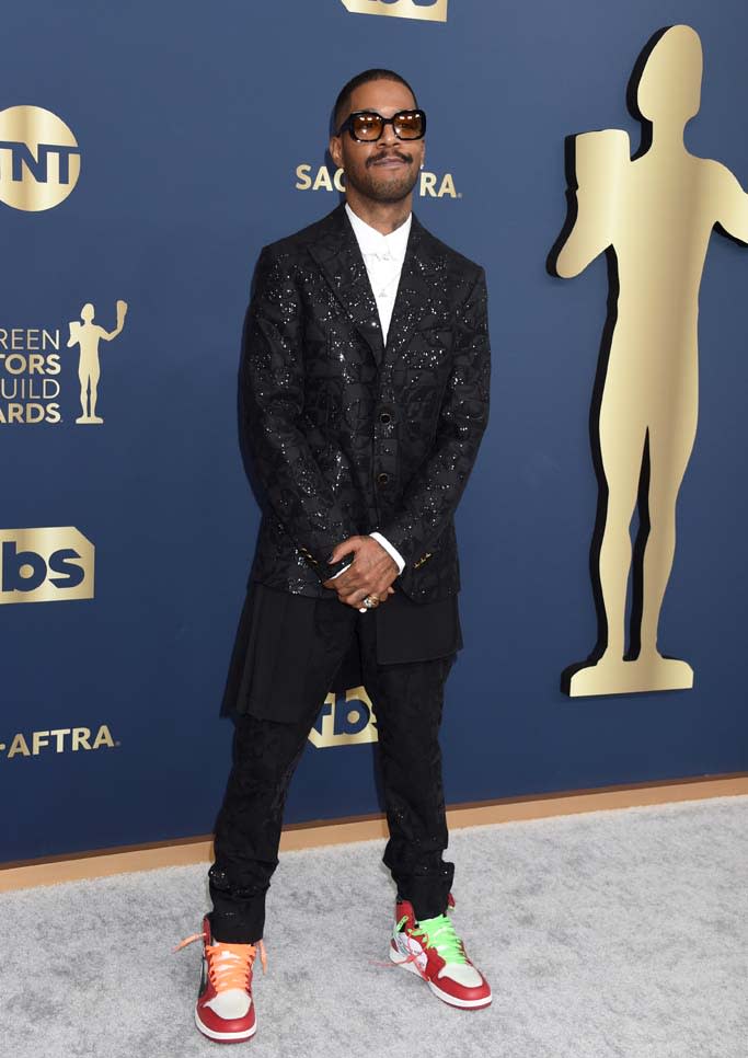 Kid Cudi at the 28th Screen Actors Guild Awards held at Barker Hangar on February 27th, 2022 in Santa Monica, California. - Credit: Gilbert Flores for Variety