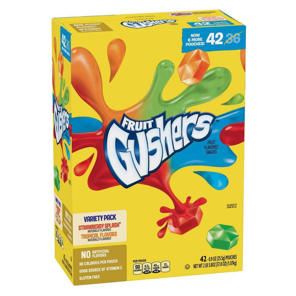 <p>These fruit-flavored gummies were in every kid’s lunch box (and the sour juice was all over my fingers).</p>