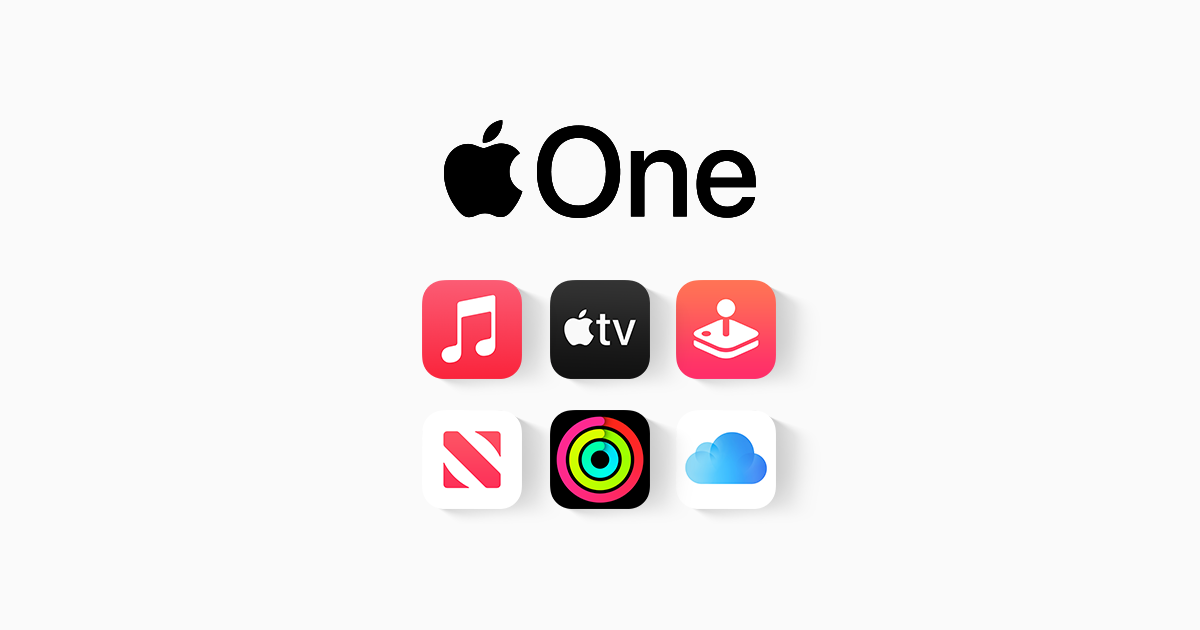  Apple One subscriptions. 