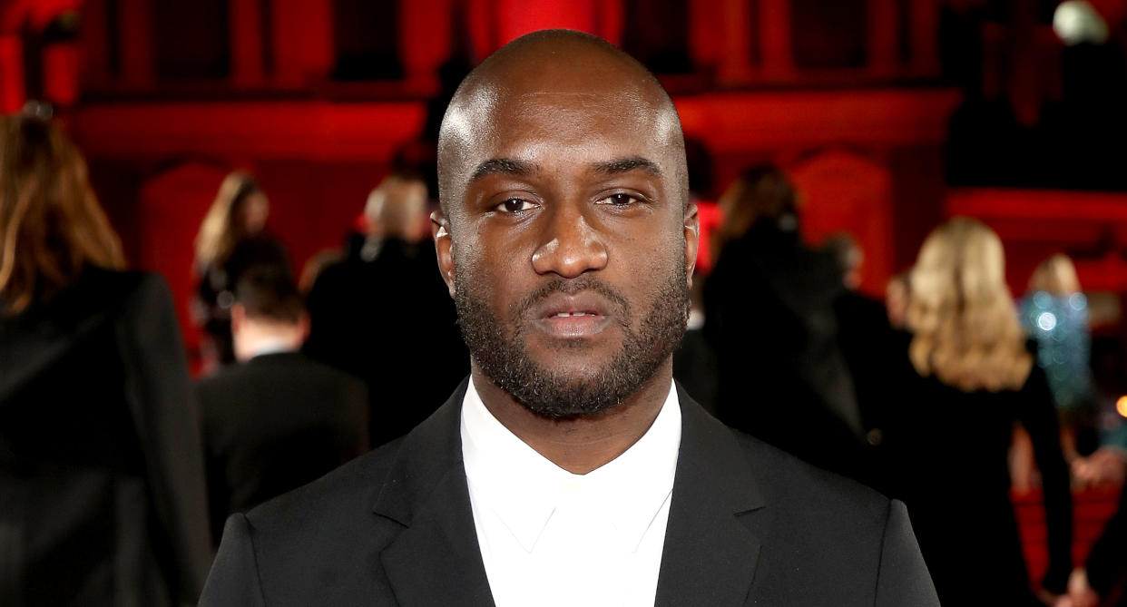 Virgil Abloh attends the Fashion Awards 2017 in partnership with Swarovski at the Royal Albert Hall on Dec. 4 last year in London. (Photo by Mike Marsland/BFC/Getty Images)