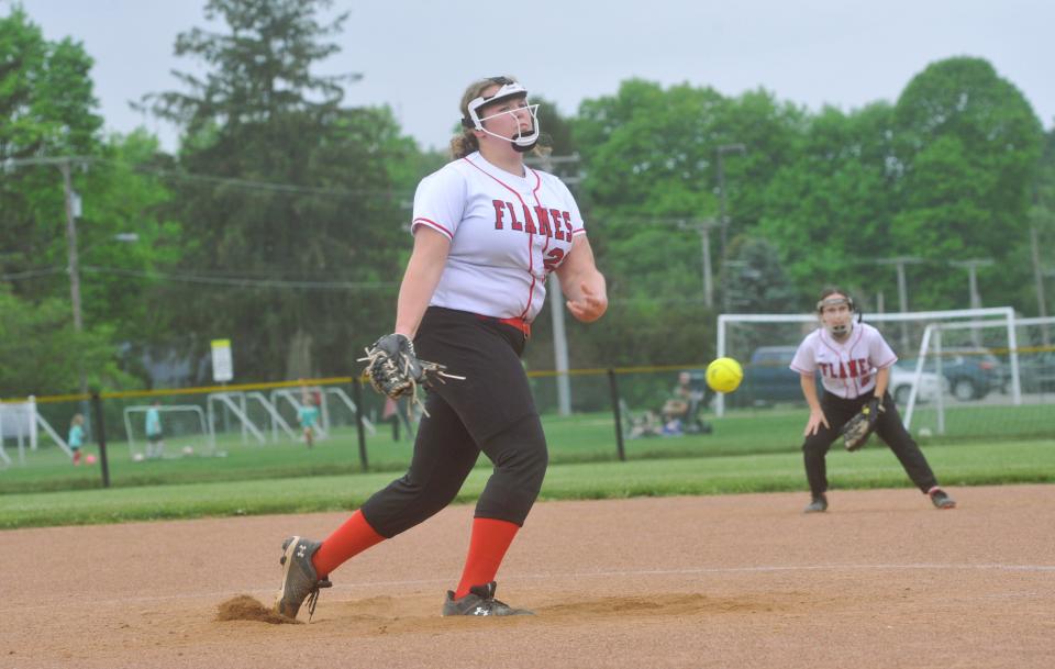 Mansfield Christian's Bailee Nelson held her own in her postseason debut against a hard-hitting Buckeye Central offense.