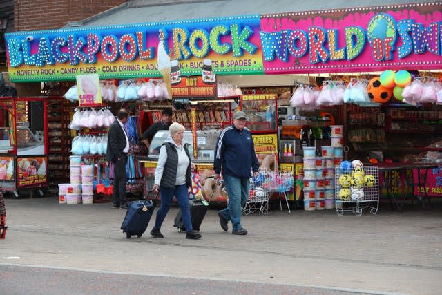 Blackpool was further opening up (Peter Byrne/PA)