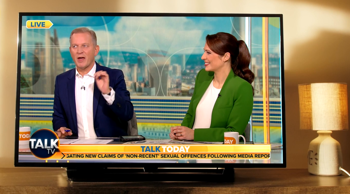 Jeremy Kyle and Nicola Thorp on Talk Today (Talk TV)