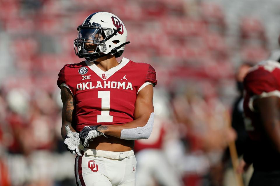 Seth McGowan played in eight games for the Sooners last season as a freshman, rushing for 370 yards and three touchdowns.